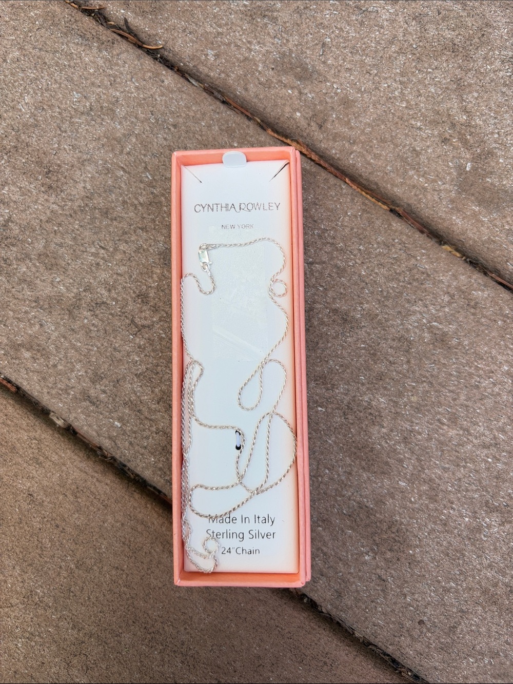 Sterling Silver Chain 24”